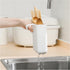 Multifunctional Compact Kitchen Drainer, Utensil and Cutlery Drying Rack Holder, Hangable Sink Shelf, White