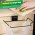 Holder,2 Pack HNYYZL Trash Bag Trash Bag Holder for Cabinet Door and Cupboards,Stainless Steel,Black,Plastic Bag Holder