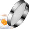 Flour Sifter Stainless Steel Fine Mesh Strainers, 11.8 Inch 60 Mesh Round Flour Sieve for Baking Cake and Bread