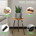 (11.8"x16") KINNARY Indoor Plant Stand, Mid Century Wood Plant Stand Plant Table for Flower Pots, Tall Metal Plant