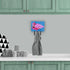 Caroline's Treasures 8686TH68 Flamingo Leash or Key Holder, Wall Hooks for Hanging Keys, Towels, Leashes