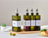 MUVEKA 16.9oz /500ml Set, Olive Oil Dispenser Bottle for Kitchen, Cooking Vinegar Dispenser Bottle Glass Sauce