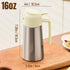 2 1 PARACITY Oil Dispenser Bottle with Stainless Steel Shell & Ceramic Sprayed Interior, in Olive Oil Sprayer