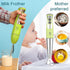 Immersion Hand Blender, UTALENT 5-in-1 Stick Blender with 500ml Food Grinder, BPA-Free, 600ml Container, Milk Frother -