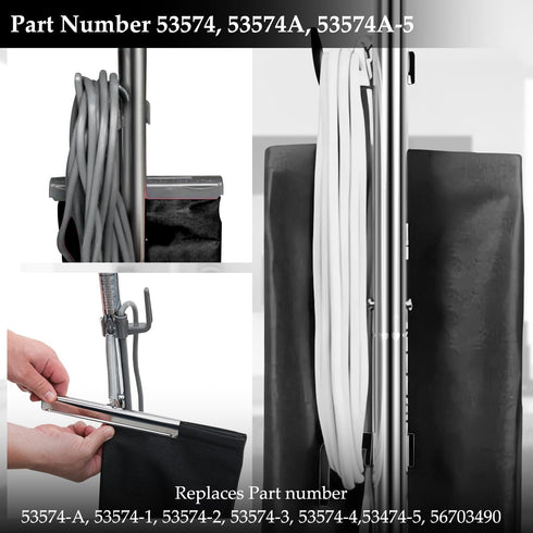 2-Pack 53574A-5 Cord Hook for Sanitaire & Eureka Upright Vacuum Cleaner SC678, SC679, SC684, SC689, SC886, SC899