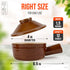 Roe & Moe Egg Cooker - Non-Stick Ceramic Microwave Egg Poacher with Dome Lid for Perfect Eggs and Soups