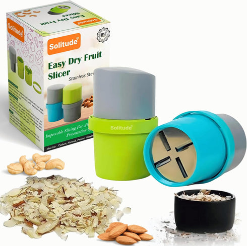 Solitude Dry Fruit Cutter, Slicer, Grinder, Chocolate Cutter And Butter Slicer With 3