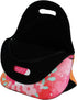Violet Mist Cute Unicorn Neoprene Lunch Bag, Pink Reusable Insulated Lunch Box with Zipper for Work Gifts