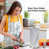 Countertop, Kalitro Paper Towel Holder Standing Paper Towel Roll Holder for Kitchen Bathroom, with Weighted Base