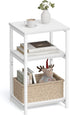VASAGLE Side Table, Small End Table, Tall Nightstand for Living Room, Bedroom,