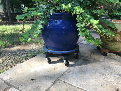 16" 500 lb Bosmere Plant Caddie - Heavy-Duty Rolling Plant Stand with Locking Wheels, Capacity Durable Plant Caddy