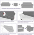 2 ZNSAYOTX Piece Chair Covers for Living Room with Arms Anti Slip Stretch Arm Chair Slipcovers Sofa Armchair Slipcover