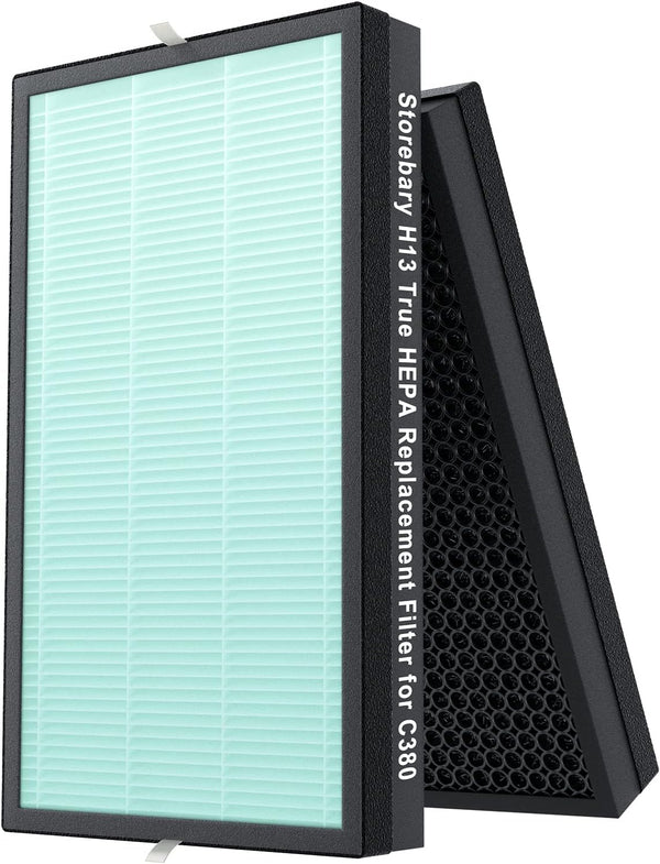 C380 Replacement Filter for Storebary, C380-RF High-Efficiency Activated Carbon and Pre-filter