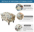 Bottom(06, KRFOONN Ottoman Slipcovers Stretch Rectangle Footrest Stool Covers Printed Ottoman Cover for Foot Stool
