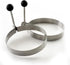 3.75", Norpro Stainless Steel Round Egg/Pancake Rings, Silver