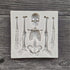 Skull Silicone Fondant Cake Mold, Halloween Skeleton Chocolate Mold for Kitchen Baking and Cake Decorating