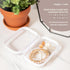 Maple & Lark Bliss Bins - Clear Zipper Case for Storage - Professional-Grade Plastic Pencil Case, Toiletry Pouch,