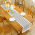Grey14 x94 Floral Coffee Table Runner for Living Room Kitchen Farmhouse Bordered Dining Table Runner with Fringe