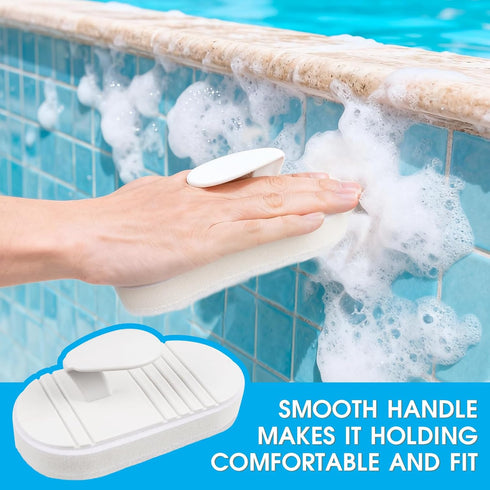 5 Pack TidyMister Hot Tub & Spa Scrub Pad Flexible Handheld Non-Scratch Scouring Pads, Pool Tile & Surface Cleaning