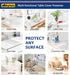 24x48 Inch Clear Table Cover Protector for Kitchen Dining Room Wood Furniture Plastic Tablecloth Protector Easy Clean
