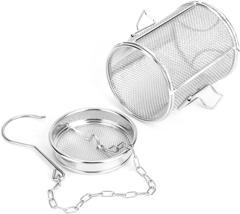 Tea Spice Seasoning Strainer Filter Mesh, Tea Infuser Filter Mesh, Stainless Steel Soup Seasonings Separation Basket Spice Filter, Tea Spice Mesh Herbal Filter, Tea Spice by Yosoo Health Gear