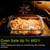 NUTRIUPS 1.7QT Square Glass Baking Dish | 8.2x8.2In Square Baking Pan for Oven