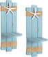Set 2 SOMTO Beach Starfish Wall Candle Sconces Decor,Ocean Themed Wall-Mount Candle Holders, Coastal Farmhouse Nautical