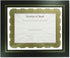 NuDell 21202 Leatherette Document Frame, Black, 8-1/2 x 11 (Pack of Two)