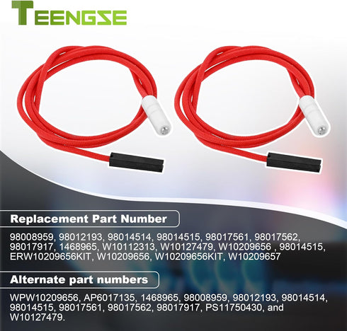 2PCS W10209656 W10112313 Gas Range Surface Burner Igniter Replacement for Whirlpool, Maytag, KitchenAid