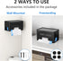 STWWO Large Trash Bag Holder Dispenser, Metal Garbage Bag Dispenser Roll Holder, Kitchen Trash Storage Organizer