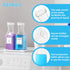 Container,35OZ 4 Laundry Detergent Dispenser,Laundry Soap Dispenser,Liquid Laundry Detergent Fabric Softener Dispenser