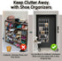 Kotkn 30 Closet 30-Pocket) Over the Door Shoe Organizer with Breathable Mesh Pockets - Large Capacity Storage for Men