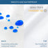 34" Split Head King Size Mattress Protector Waterproof,for Adjustable Bed, Top Split from Head,Smooth Top,Breathable