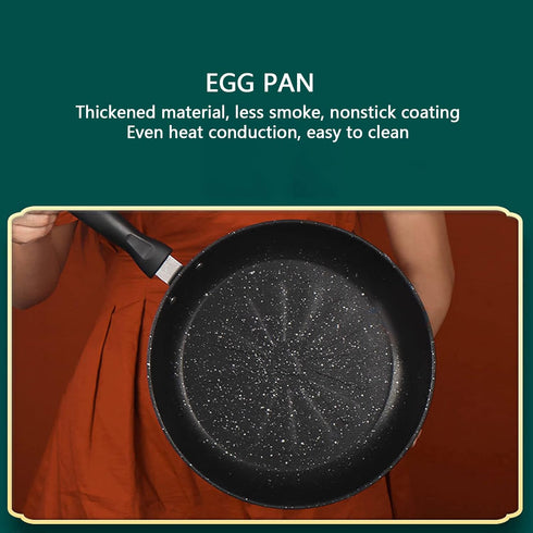 Stainless Steel Frying Pan with Ergonomic Handle, Quick & Uniform Conduction for Bacon, Steak, Egg