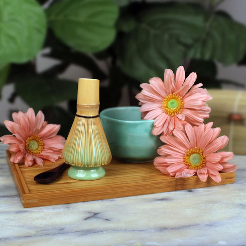 BambooMN Organic Bamboo Serving Tray, 11"x5.5"x0.6" - Ideal for Vanity, Tea Serving, Appetizers, Charcuterie