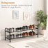 2-Tier Closet INSMART Expandable Shoe Rack:Stackable and Adjustable Shoes Organizer Storage Shelf, Sturdy and Durable