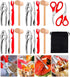 YWHWXB 19 Pcs Seafood Tools Set, Crab Crackers And Tools Set, Include 4