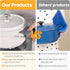 2 Pcs Silicone Hot Handle Holder, Non-Slip Heat Resistant Cast Iron Skillet Handle Covers for Griddles, Orange
