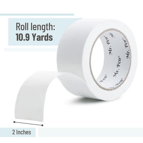 Mr. Pen Carpet Tape, 2” x 11 Yards, Double Sided Rug Tape for Area Rugs on Hardwood Floors