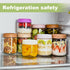 16oz 8 SHOWIN Overnight Oats Containers with Lids, Glass Jars with Lids pcs, Milk White, Wide Mouth Mason jars