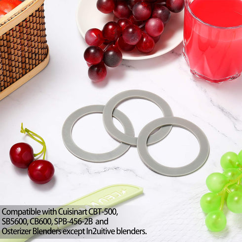 Boao 5 Pack Rubber Gaskets Replacement Seal - Blender Replacement Parts for Oster and Cuisinart
