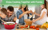 TeamFar Silicone Kitchen Utensils Set, 6 Piece Set with Wooden Handles for Non-stick Cookware
