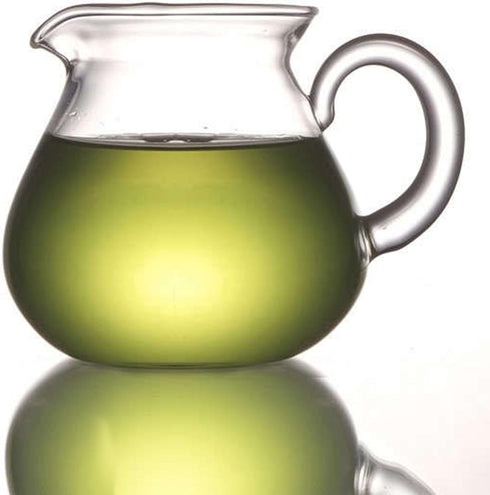 ELITEA Clear Glass Milk Tea Serving Pitcher, Cream Pitcher, 200ml / 7 fl.oz for Tea Coffee