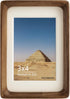 Generic Natural Wood Photo Frames Inspired Tabletop Picture Frame with Mat, Vertical or