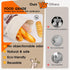 2 Pack, 17x13 Inch 17x13 Inches Beeswax Bread Bags Reusable Large Bread Storage Bags with Secure Buckle, Natural Cotton