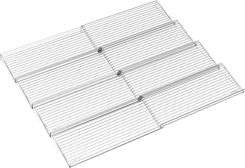 Yieach 8 Pack 11'' 22'' Adjustable In Drawer Spice Organizer - Expandable From to - Acrylic Drawer Seasoning