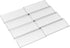Yieach 8 Pack 11'' 22'' Adjustable In Drawer Spice Organizer - Expandable From to - Acrylic Drawer Seasoning