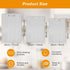 FODDOM Set 3, 3Pcs Titanium Cutting Board of Pure Titanium Cutting Boards for Kitchen, Double Sided Food Grade Non