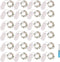 YJFWAL 24 Packs Fairy Lights, Battery Operated, 10.2FT 30LEDs Copper Wire Firefly Lights for DIY Christmas Decor