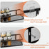 Umomi 4 Pack Spice Rack Wall Mount, Pantry Door Organizer & Hanging Storage Baskets Organizer Wall Mount, Large